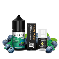 Chaser рідина Nicotine Free Чорниця і холодний Ментол (30 мл / 0 мг)