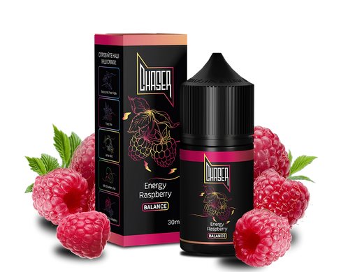 Рідина Chaser мікс Малина енергетик - Energy Raspberry 15 мл / 50 мг