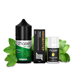 Компоненты Chaser Nicotine Free Мята (30 мл / 0 мг)