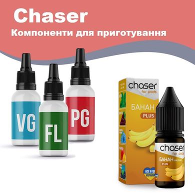 Компоненти Chaser сіль Банан Gros Michel (30 мл / 30 мг)