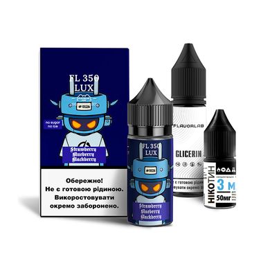 Ароматизатор Flavorlab FL 350 LUX Strawberry Blueberry Blackberry 30 мл / 50 мг