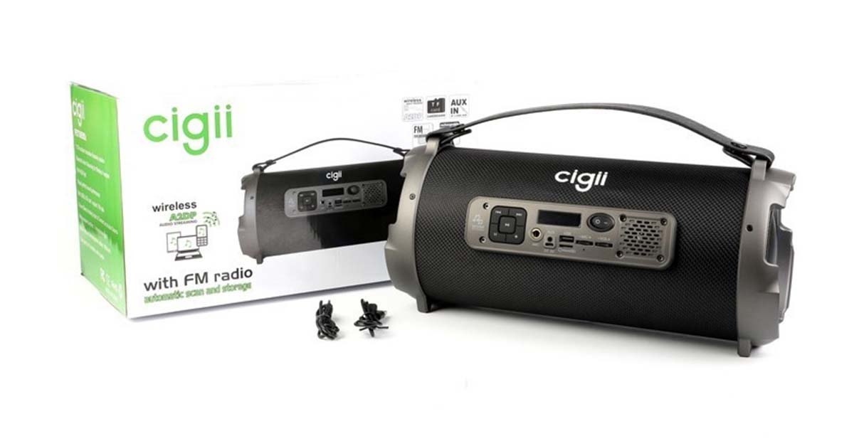 Модель - Cigii K1202 (Microphone Active Portable Heavy-Duty Wireless Speaker)